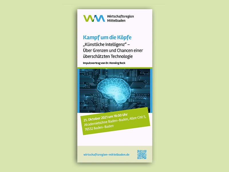 „Künstliche Intelligenz“ –  Über Grenzen und Chancen einer überschätzten Technologie | 21.10.21